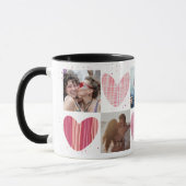 Valentine Foto Heart Collage Tasse (Links)