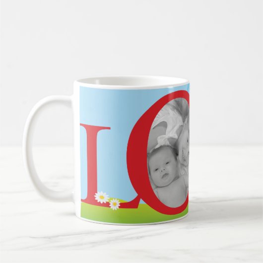 Valentine-Foto-Liebe-Tasse Kaffeetasse (Links)