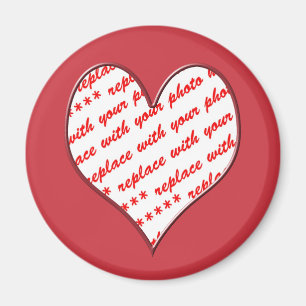 Valentine-Foto-Rahmen Magnet