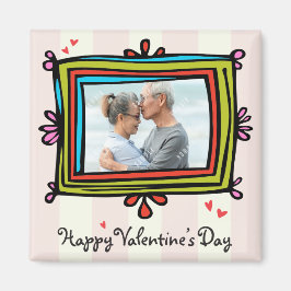 Valentine Foto Template Magnet