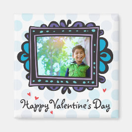 Valentine Foto Template Magnet