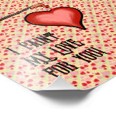Valentine Fotodruck (Ecke)