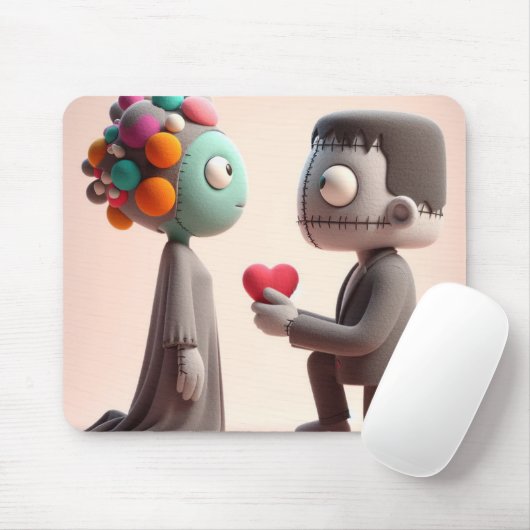 Valentine Frankenstein Mousepad (Mit Mouse)