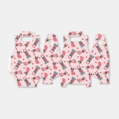 Valentine French Bulldogs Geschenkschachtel (Ungefaltet)