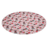 Valentine French Bulldogs Schneidebrett (Ecke)