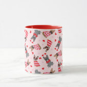 Valentine French Bulldogs Tasse (Zentrum)