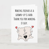 Valentine Friends as a Grove-Up geklappt Karte (Vorderseite)