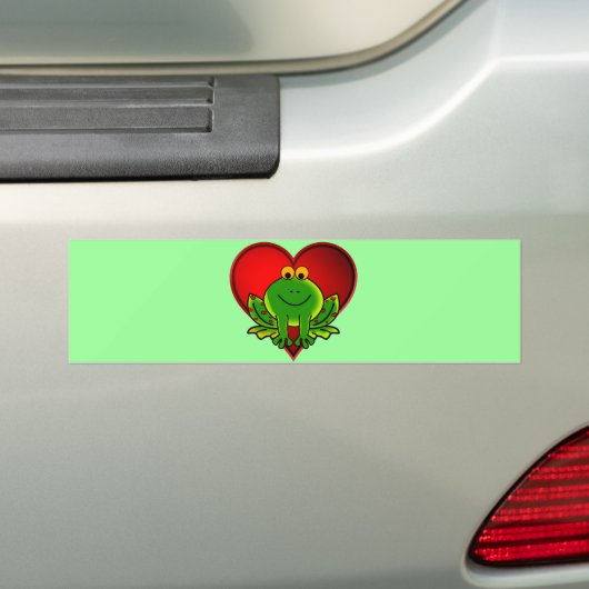 Valentine Frog Autoaufkleber (Auf Auto)