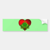 Valentine Frog Autoaufkleber (Vorne)