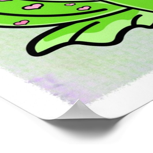 Valentine Frog Poster (Ecke)