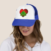 Valentine Frog Truckerkappe (Beispiel)