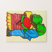 VALENTINE FROGGY STILE LIEBE PUZZLE (Horizontal)