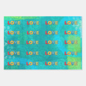 Valentine Fun 3D Mix und Match Geschenkpapier Set (Vorderseite)