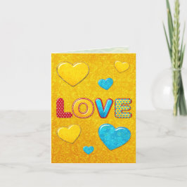 Valentine Fun 3D Mix und Match GREETING 2 Dankeskarte