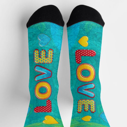 Valentine Fun 3D Mix und Match Socken (Oben)