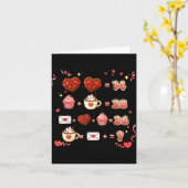 Valentine Funny Math Equation 6 7 Six Seven Meme T Karte (Gelbe Blume)