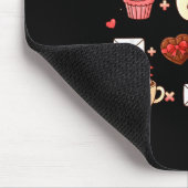 Valentine Funny Math Equation 6 7 Six Seven Meme T Mousepad (Ecke)