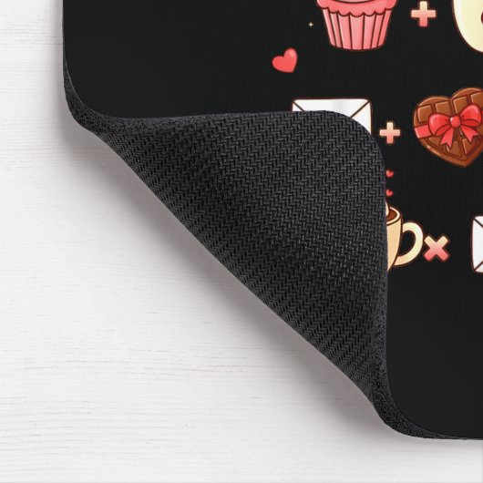 Valentine Funny Math Equation 6 7 Six Seven Meme T Mousepad (Ecke)