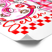 Valentine Funny Six Seven 6 7 Meme Slang Men Women Poster (Ecke)