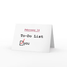 Valentine: Funny To do List