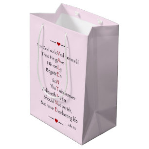 VALENTINE - Für Gott so liebte die Welt Mittlere Geschenktüte