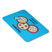 Valentine für Grandson - Pizza-Spaß Magnet (Rechte Seite)