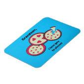 Valentine für Grandson - Pizza-Spaß Magnet (Linke Seite)