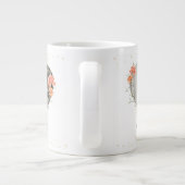 Valentine für Großkinder Herzkranz Jumbo-Tasse (Rückseite)