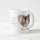 Valentine für Großkinder Herzkranz Jumbo-Tasse (Vorderseite Rechts)