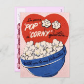 Valentine für Kinder Feiertagspostkarte (Vorne/Hinten)