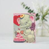 Valentine für Kinder Feiertagspostkarte (Stehend Vorderseite)