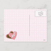 Valentine für Kinder Feiertagspostkarte (Rückseite)