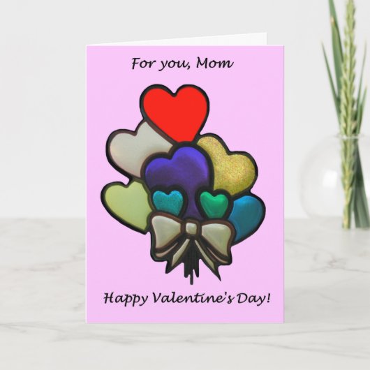 Valentine für Mama Feiertagskarte (Vorderseite)