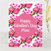 Valentine für Rose der Mama und Herzgruß Karte (Gelbe Blume)