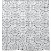 Valentine Garden Mandala Duschvorhang (Vorderseite)