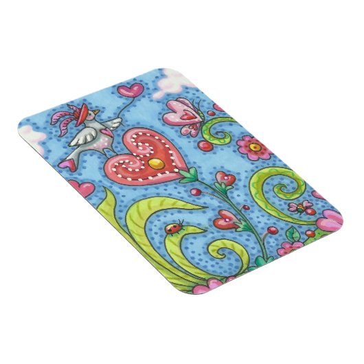 VALENTINE GARDEN WHIMSICAL MAGNET *Anpassen (Rechte Seite)