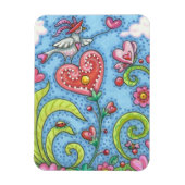 VALENTINE GARDEN WHIMSICAL MAGNET *Anpassen (Vertikal)