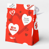 Valentine Gastgeschenk Boxes Geschenkschachtel (Rückseite)