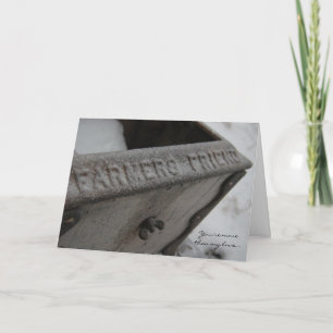 Valentine/Geburtstagskarte — Freund des Bauern Feiertagskarte