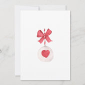 Valentine Geburtstagsparty Einladung (Rückseite)