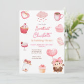 Valentine Geburtstagsparty Einladung (Stehend Vorderseite)