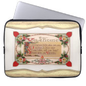 Valentine Geem Laptopschutzhülle (Vorderseite)