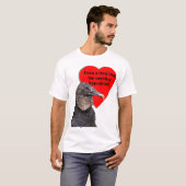 Valentine-Geier-Shirt T-Shirt (Vorne ganz)