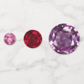 Valentine Gems Konfetti (Vorderseiten)