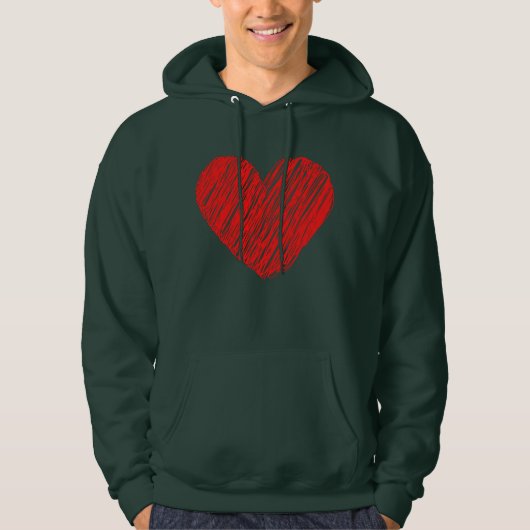 Valentine Geschenk für ihre einfache Purview-Desig Hoodie (Vorderseite)