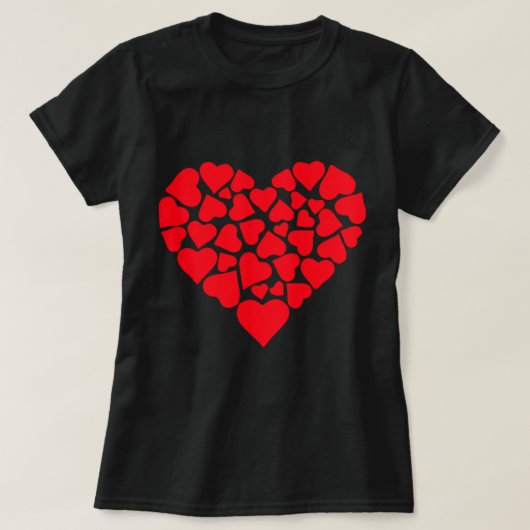 Valentine Geschenk Herz Liebe für Männer und Fraue T-Shirt (Design vorne)