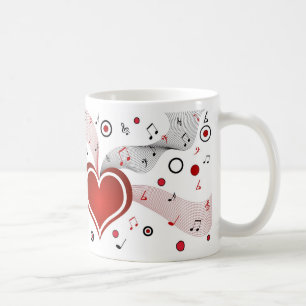 Valentine-Geschenk-Ideen-Liebe-Musik-Tasse Kaffeetasse