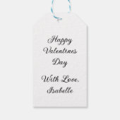 Valentine Geschenkanhänger (Rückseite)