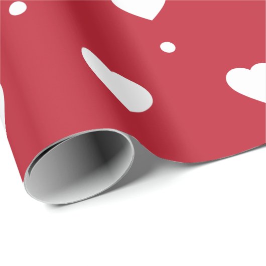 Valentine Geschenkpapier (Rolleneckpunkt)
