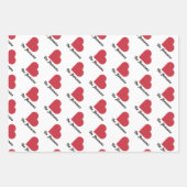 Valentine Geschenkpapier Set (Vorderseite 3)